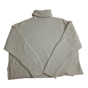 UGG Cream Fluffy Turtleneck Sweater - Size XL
